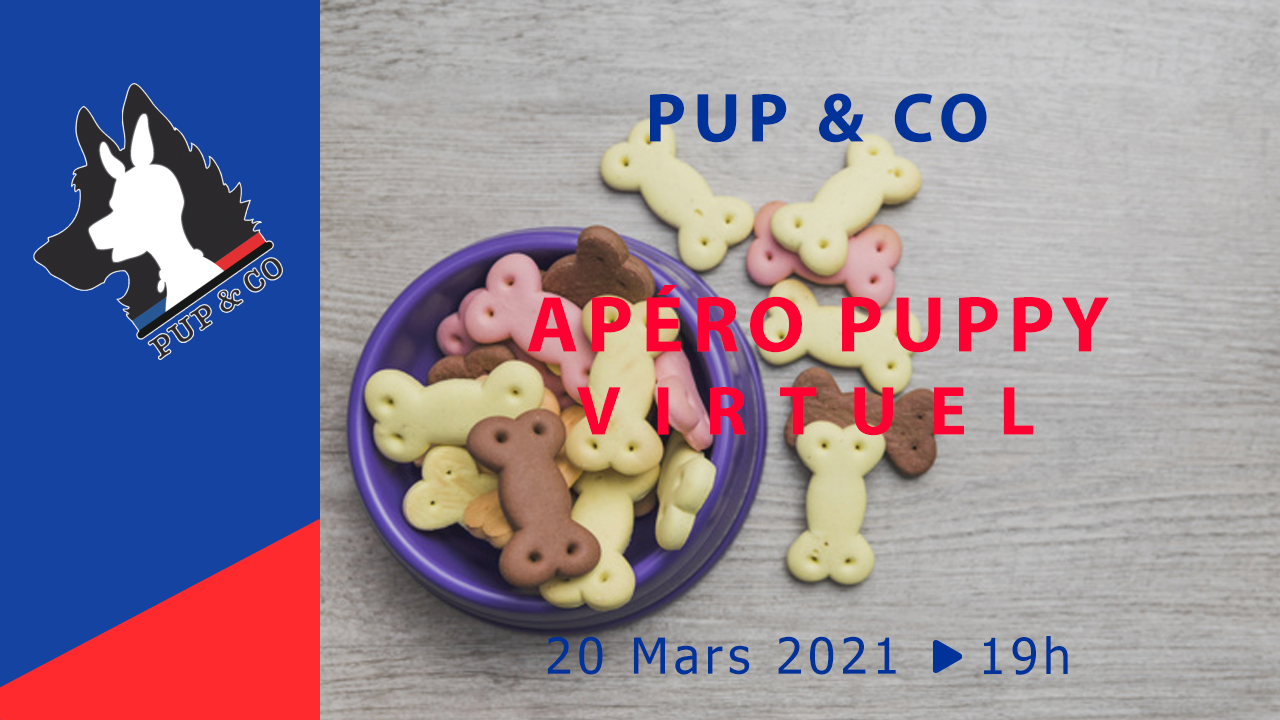 Apéro Puppy Virtuel – Samedi 20/03 à 19h