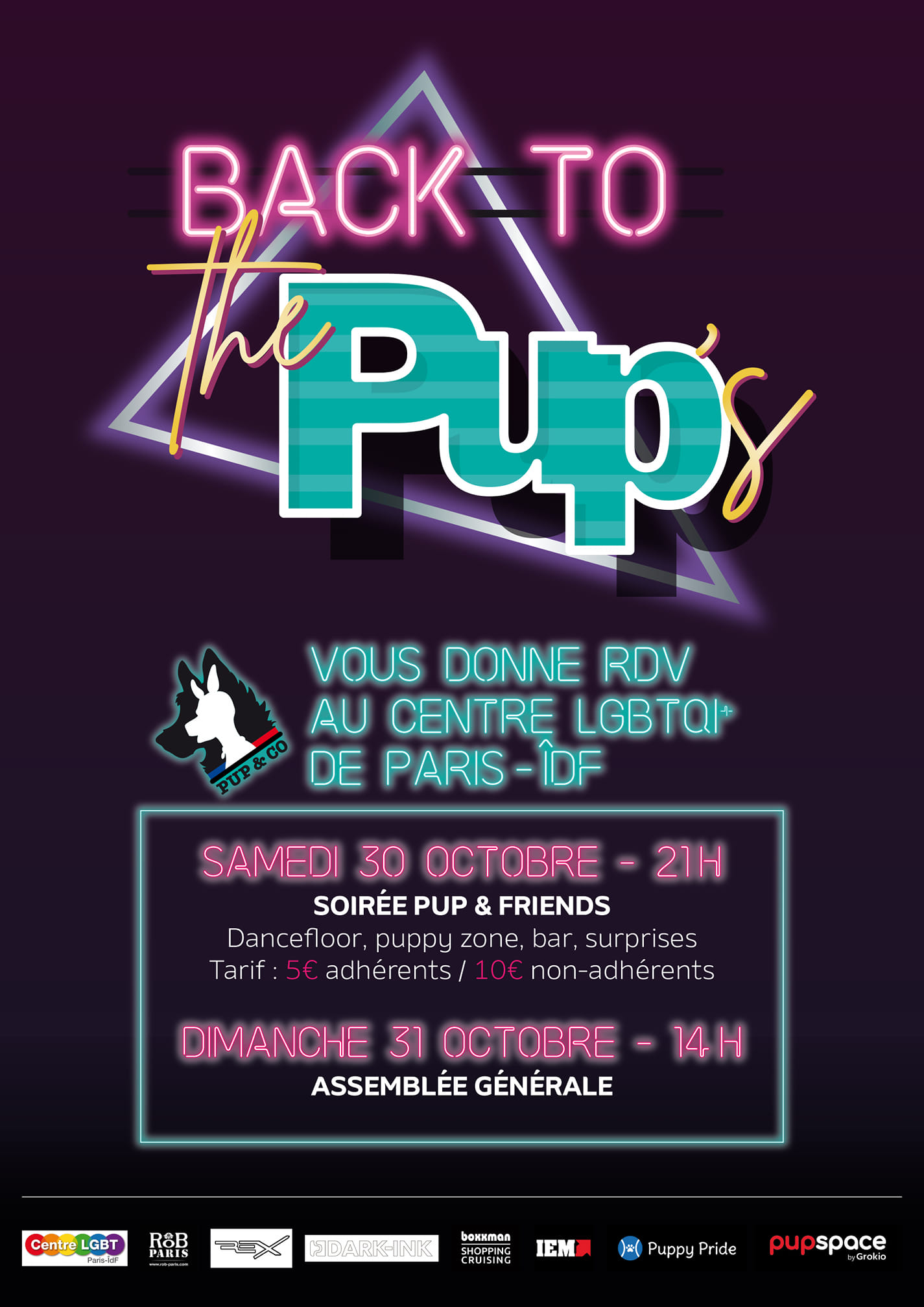 Back To The Pup’s (Soirée et Assemblée Générale)